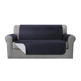 Artiss Sofa Cover Quilted Couch Covers 100% Water Resistant 3 Seater Dark Grey.